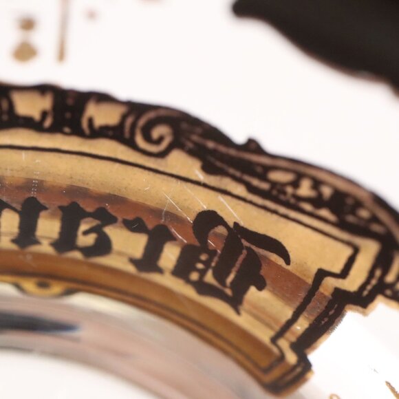 4 West Virginia Glass Co. Liquor Labels Double Old Fashioned Glasses Vtg MCM - Picture 6 of 16